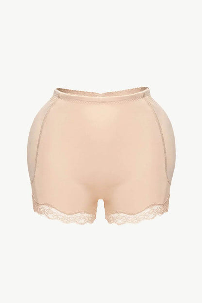 Full Size Lace Trim Shaping Shorts - Velveta Studio