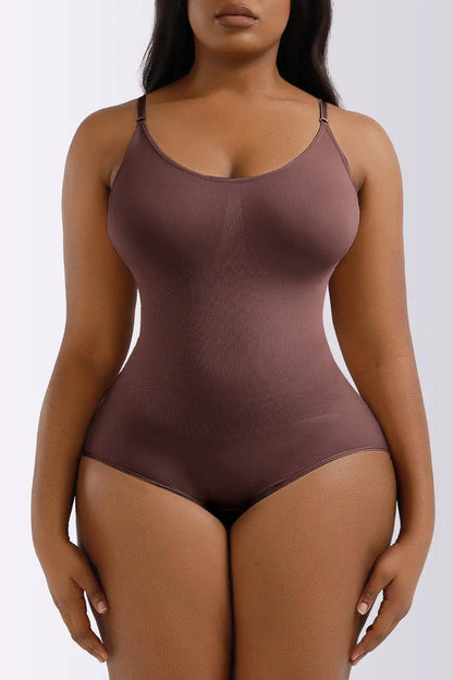 Full Size Spaghetti Strap Shaping Bodysuit - Velveta Studio