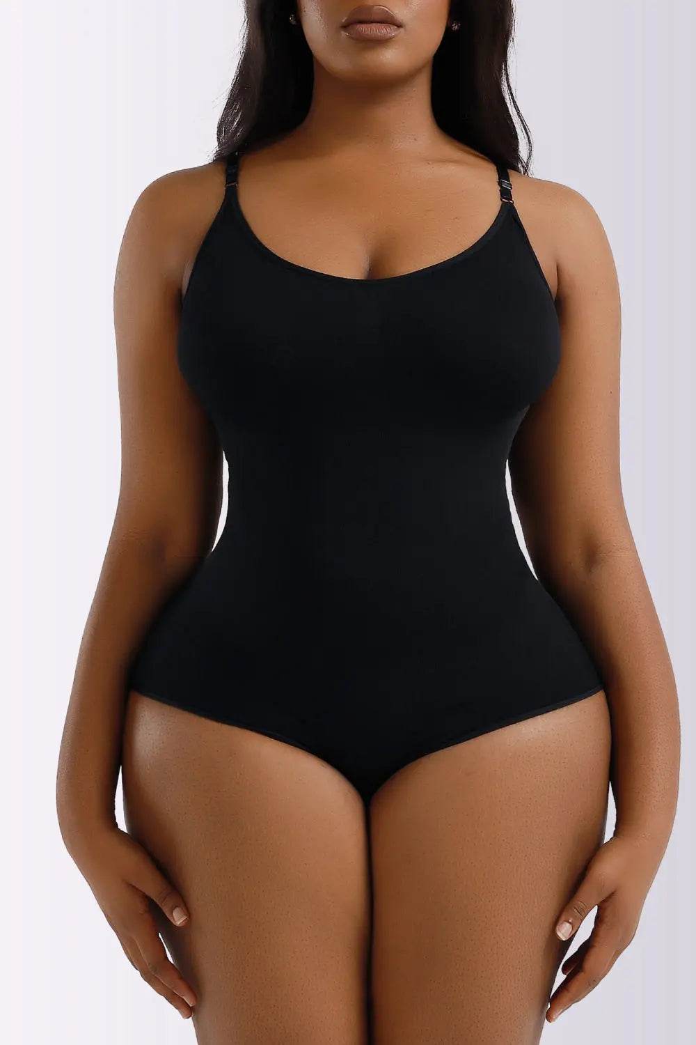 Full Size Spaghetti Strap Shaping Bodysuit - Velveta Studio