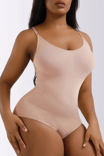 Full Size Spaghetti Strap Shaping Bodysuit - Velveta Studio