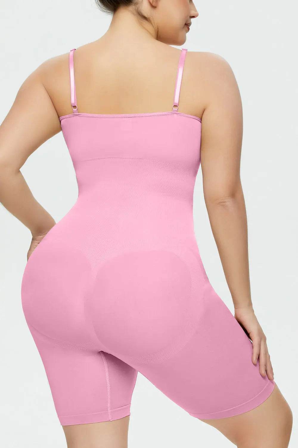 Full Size Spaghetti Strap Shaping Romper - Velveta Studio