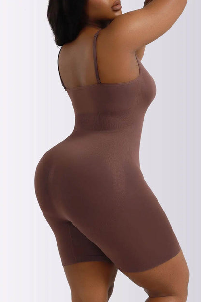 Full Size Spaghetti Strap Shaping Romper - Velveta Studio