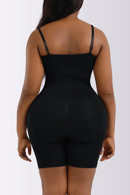 Full Size Spaghetti Strap Shaping Romper - Velveta Studio
