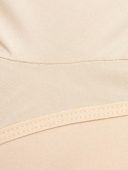 Full Size Zip Up Lace Detail Long Sleeve Shapewear - Velveta Studio