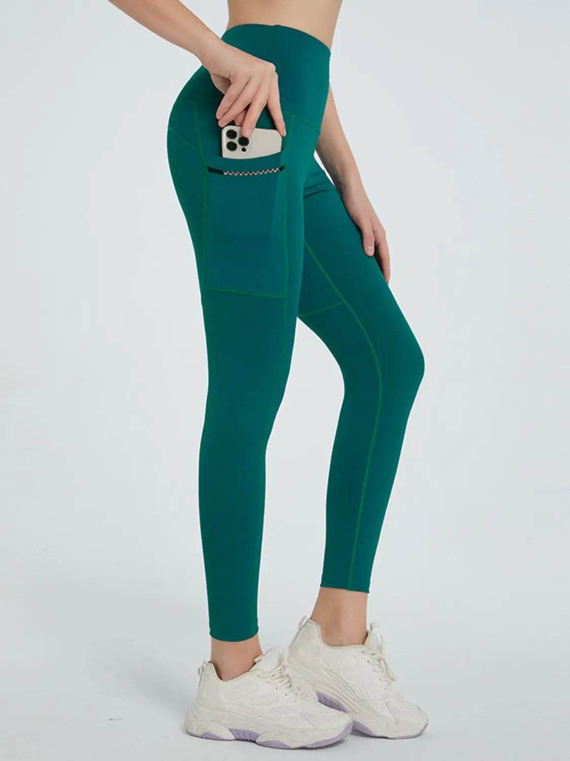 High Waist Active Leggings - Velveta Studio