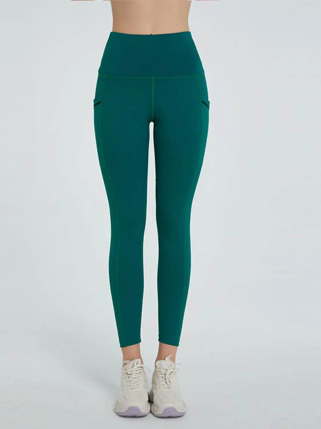 High Waist Active Leggings - Velveta Studio