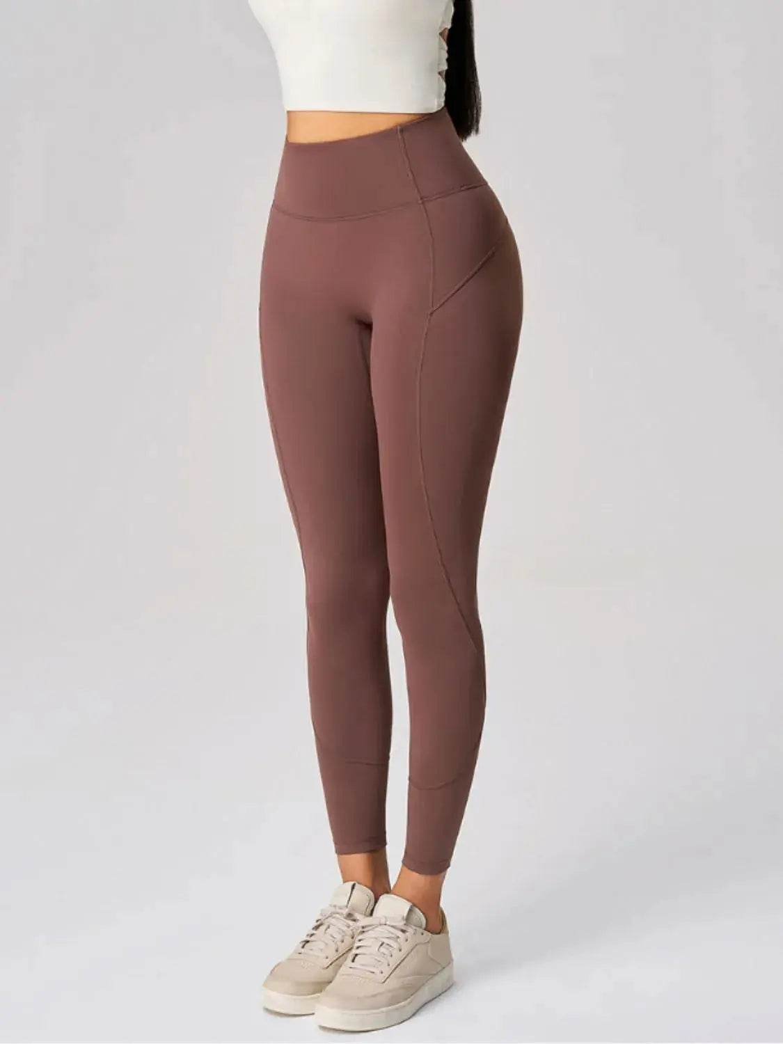 High Waist Active Leggings - Velveta Studio