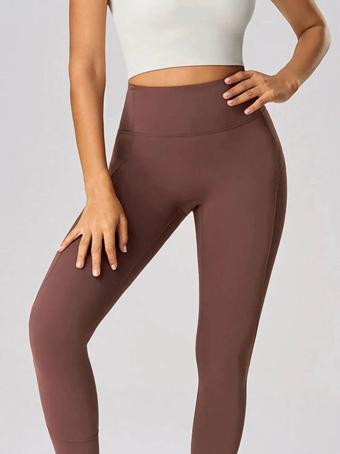 High Waist Active Leggings - Velveta Studio