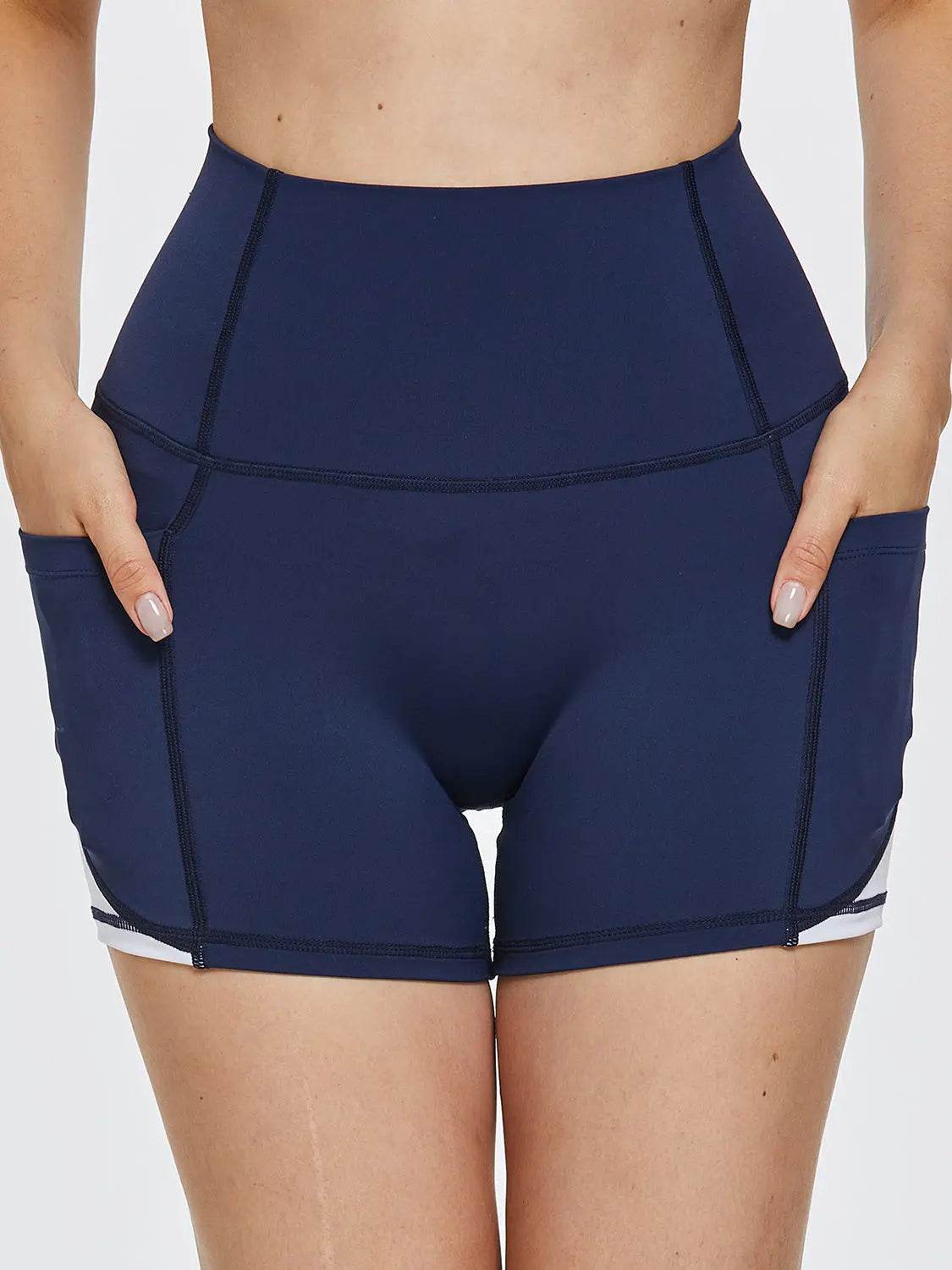 High Waist Active Shorts - Velveta Studio