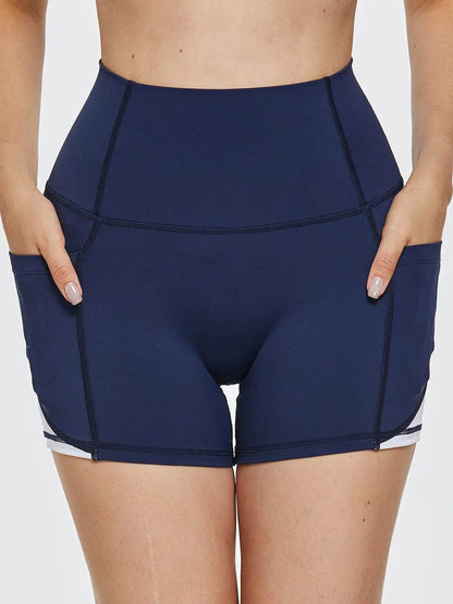 High Waist Active Shorts - Velveta Studio