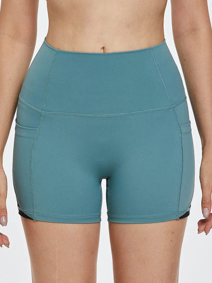High Waist Active Shorts - Velveta Studio