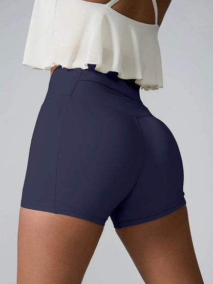 High Waist Active Shorts - Velveta Studio