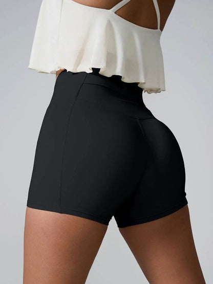 High Waist Active Shorts - Velveta Studio