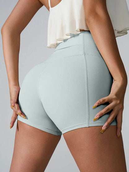 High Waist Active Shorts - Velveta Studio