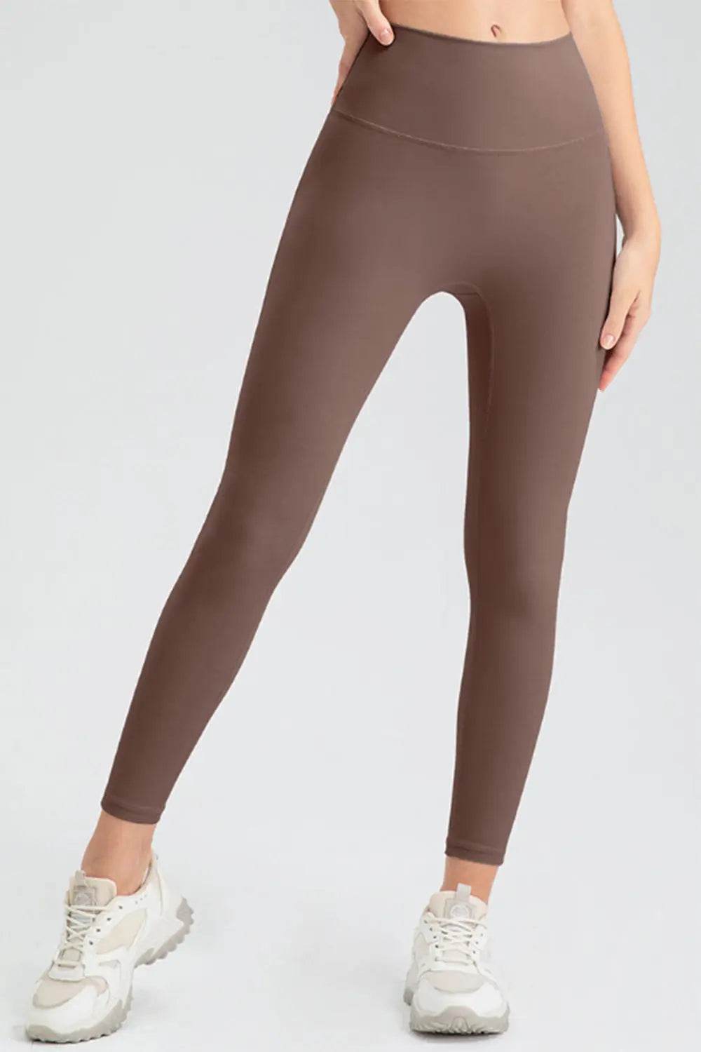 High Waist Skinny Active Pants - Velveta Studio