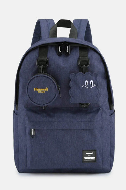Himawari Waterproof Canvas Backpack Bag with Removable Coin Purse - Velveta Studio