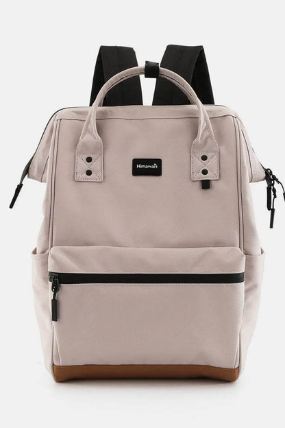 Himawari Waterproof Canvas Travel Backpack Bag with USB Port - Velveta Studio
