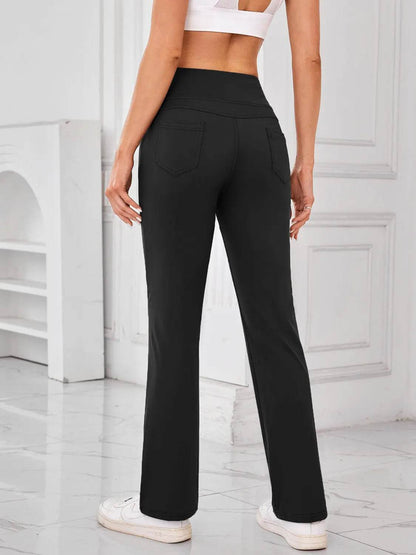 Lovelet High Waist Active Pants with Pockets - Velveta Studio