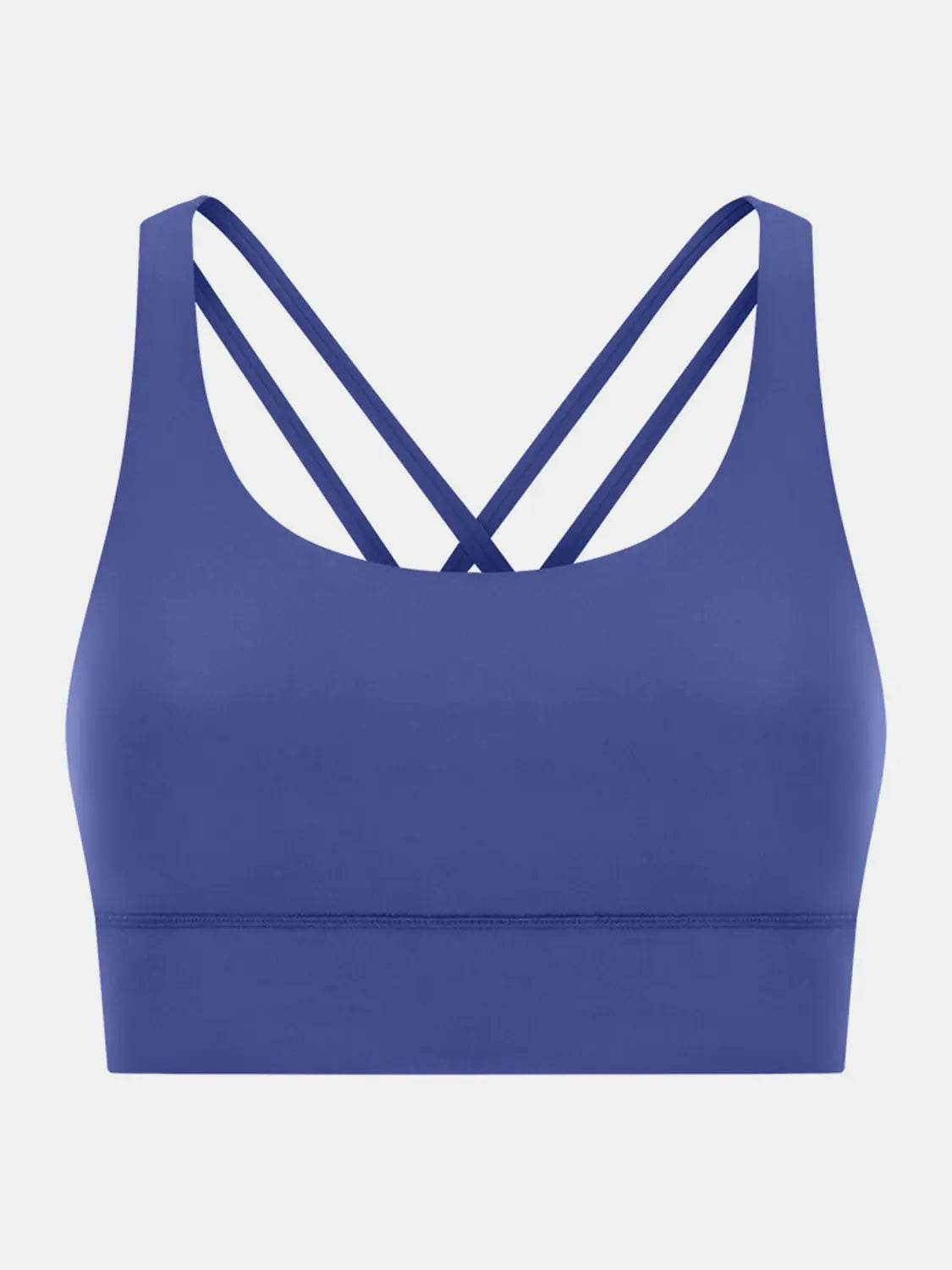 Millennia Crisscross Scoop Neck Active Tank - Velveta Studio