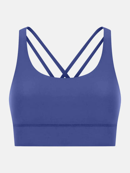 Millennia Crisscross Scoop Neck Active Tank - Velveta Studio