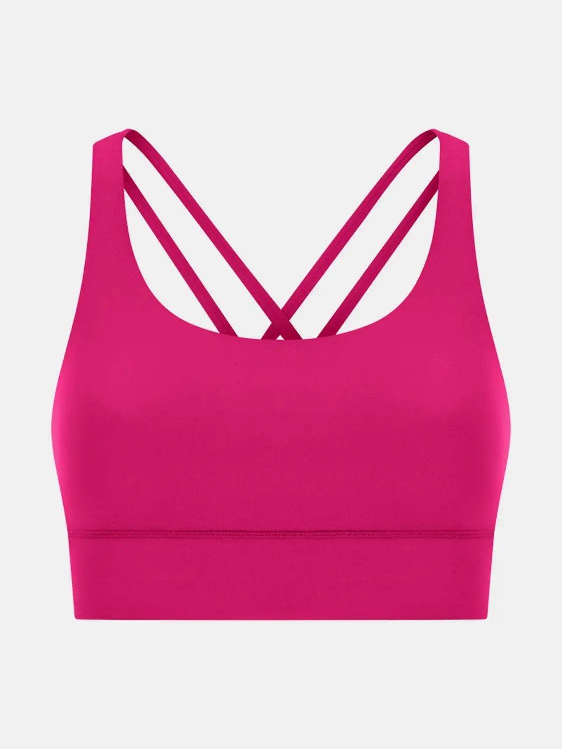 Millennia Crisscross Scoop Neck Active Tank - Velveta Studio