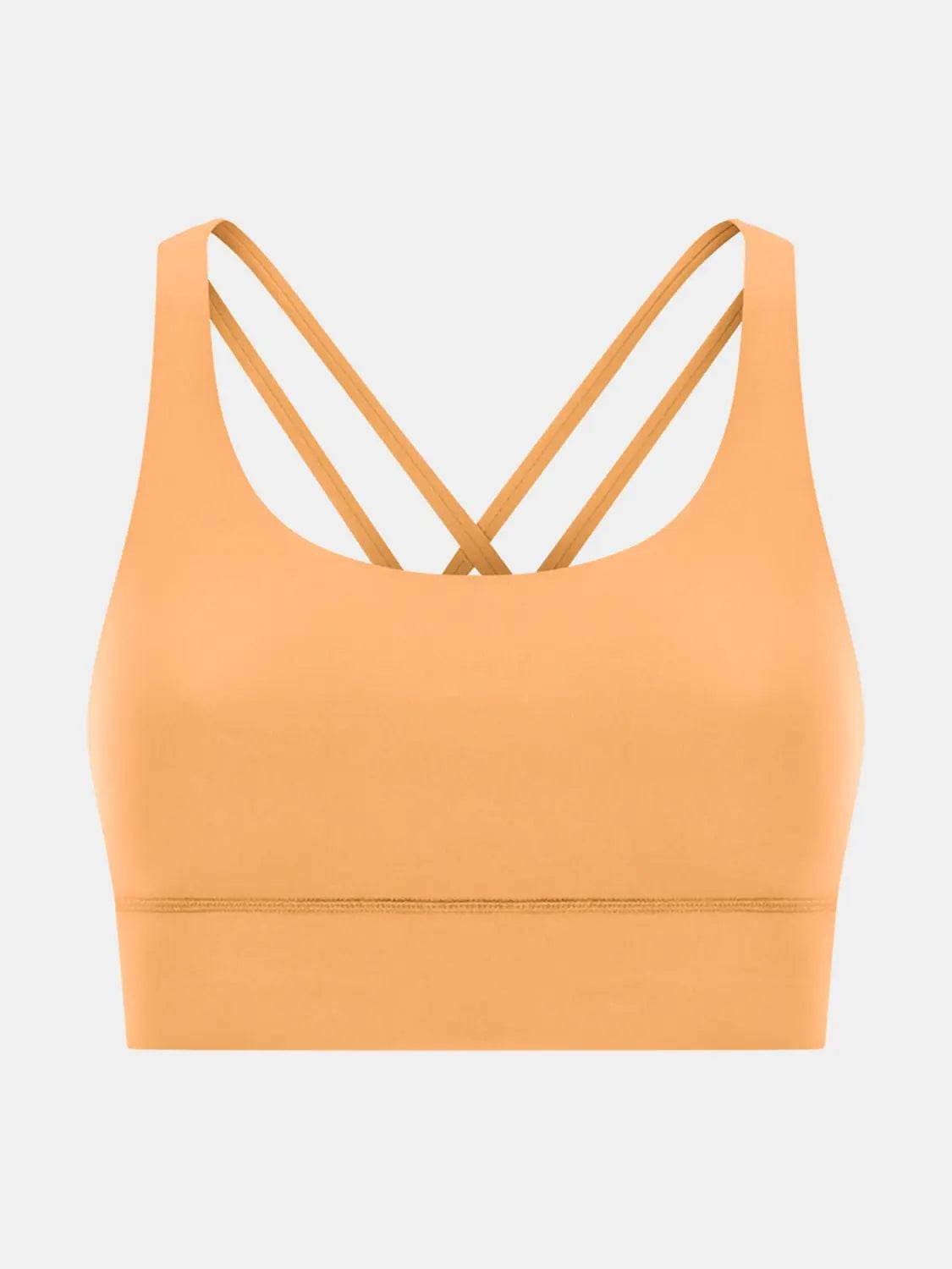 Millennia Crisscross Scoop Neck Active Tank - Velveta Studio