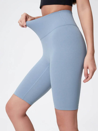 Millennia High Rise Wide Waistband Active Shorts - Velveta Studio