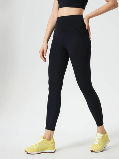 Millennia Wide Waistband Active Leggings - Velveta Studio