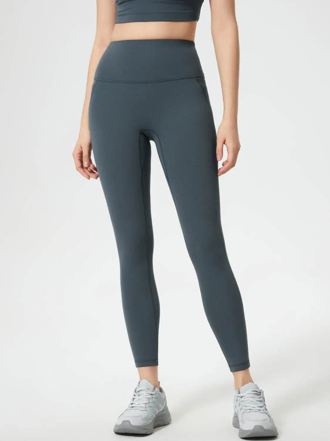 Millennia Wide Waistband Active Leggings - Velveta Studio