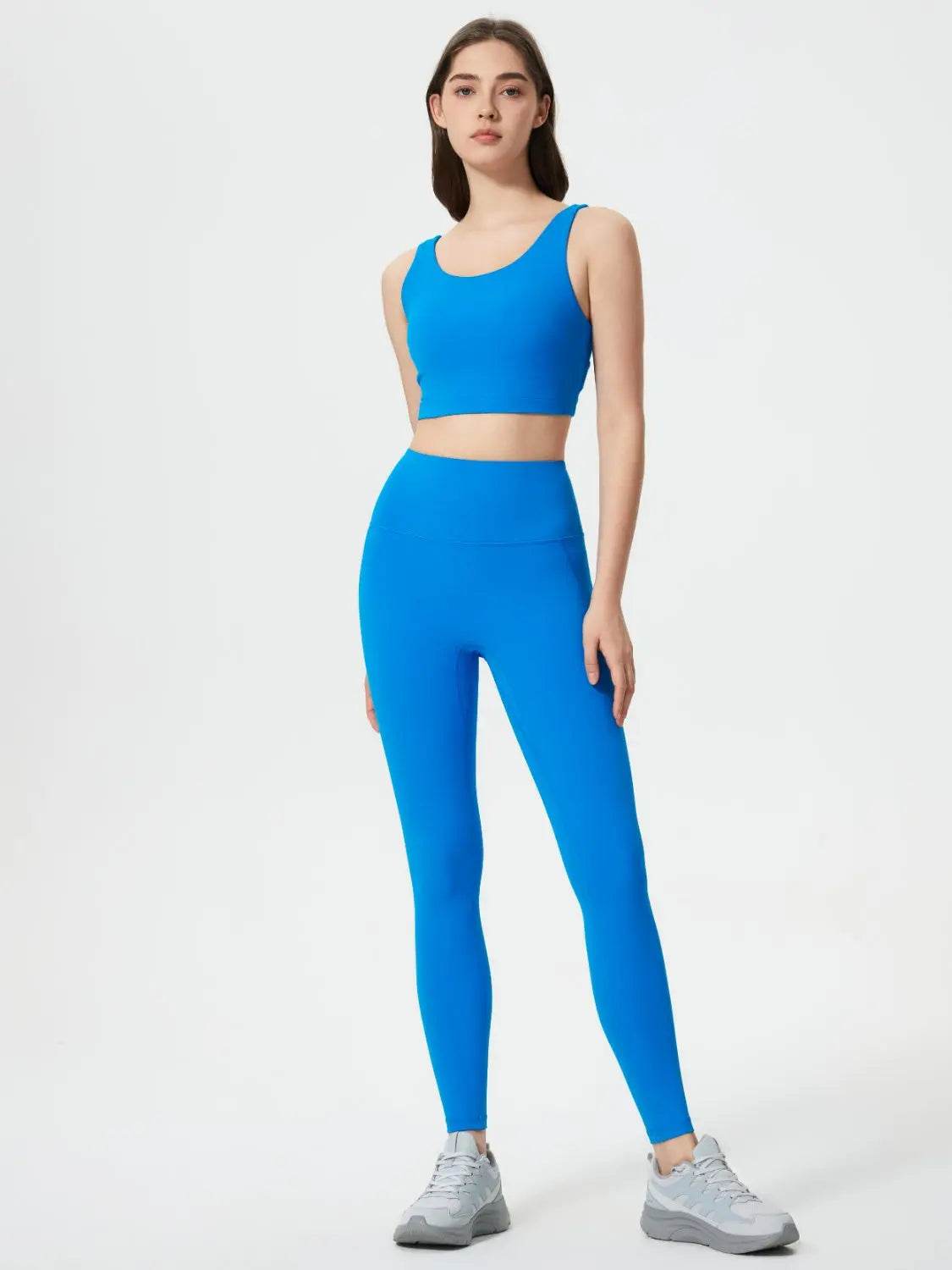 Millennia Wide Waistband Active Leggings - Velveta Studio