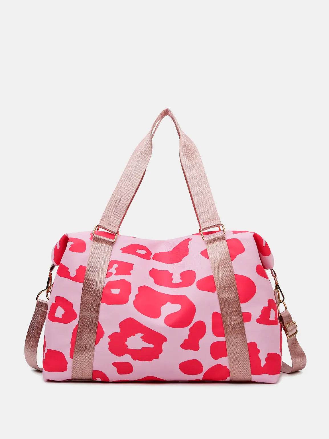 Oxford Cloth Leopard 2-Piece Bag Set - Velveta Studio