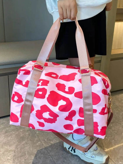 Oxford Cloth Leopard 2-Piece Bag Set - Velveta Studio