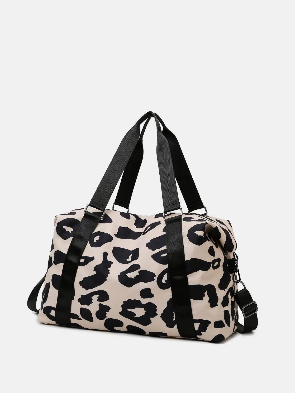 Oxford Cloth Leopard 2-Piece Bag Set - Velveta Studio