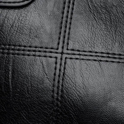 PU Leather Medium Handbag - Velveta Studio