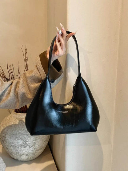 PU Leather Shoulder Bag - Velveta Studio