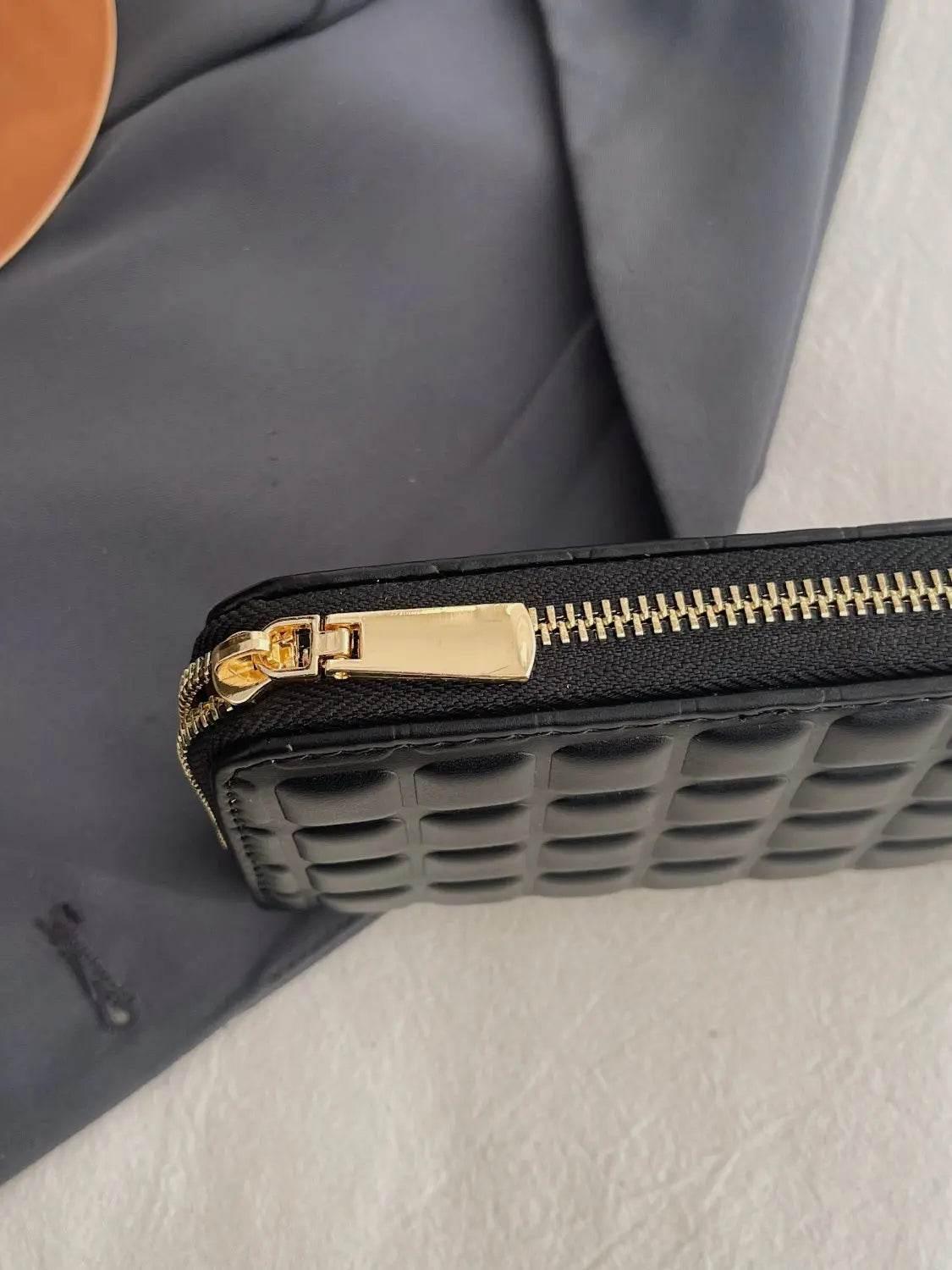 PU Leather Solid Color Wallet - Velveta Studio