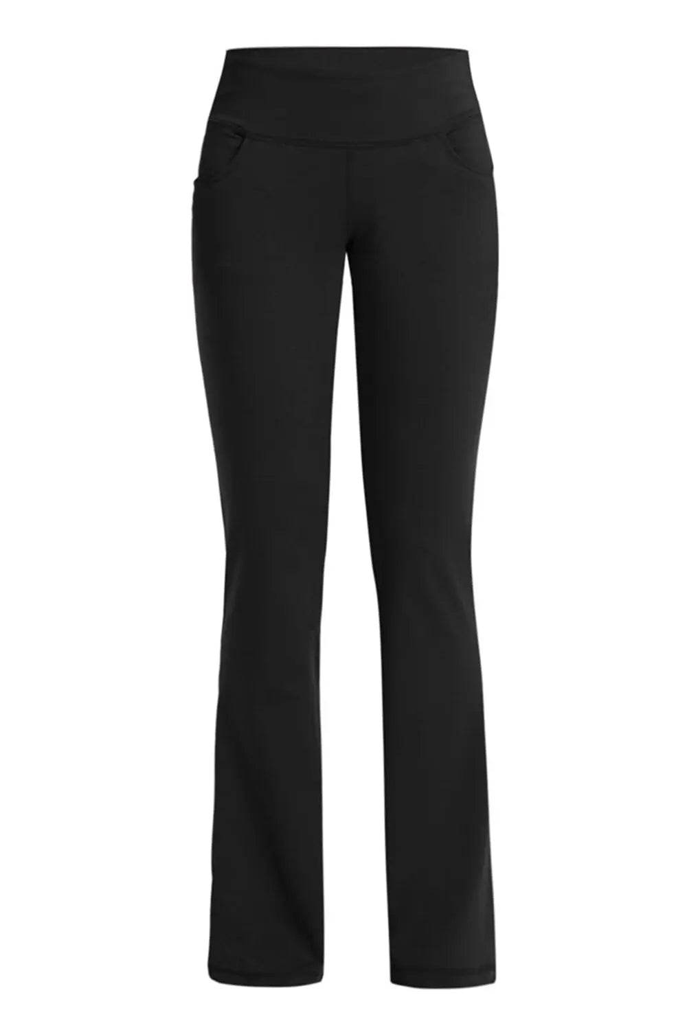 Pocketed High Waist Active Pants - Velveta Studio