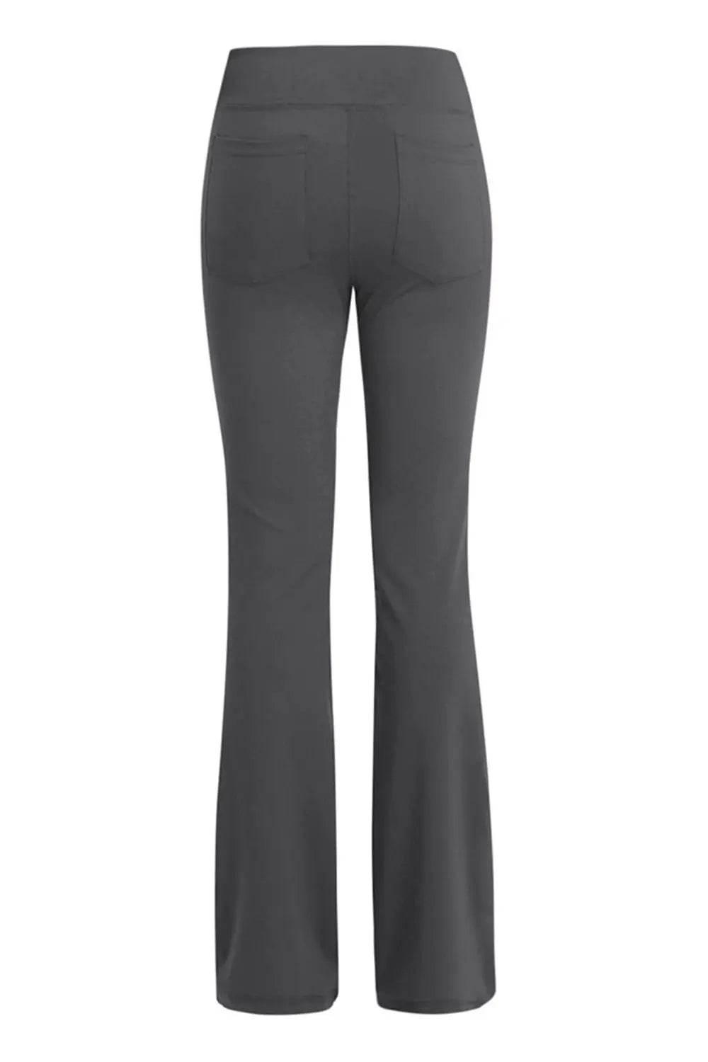 Pocketed High Waist Active Pants - Velveta Studio