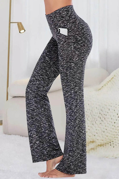 Pocketed High Waist Active Pants - Velveta Studio