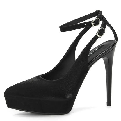 Point Toe Stiletto Pumps - Velveta Studio