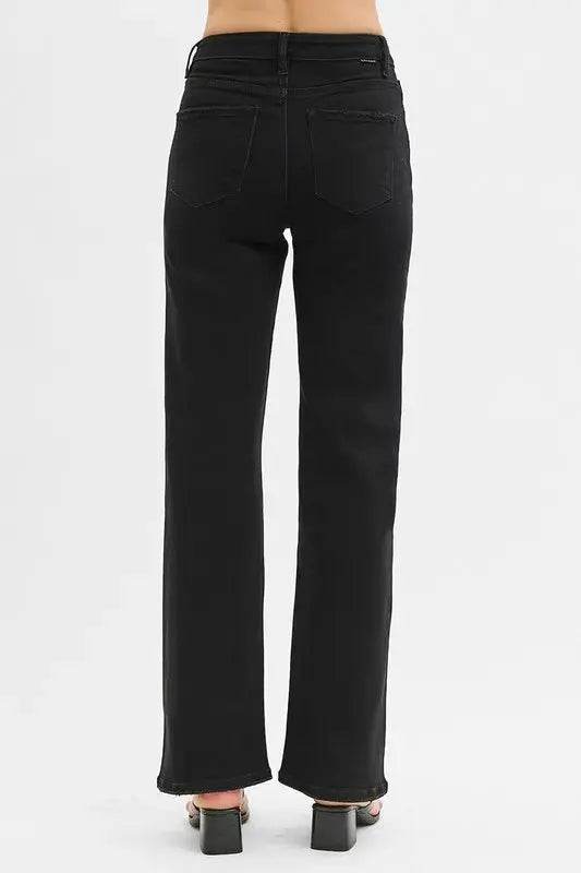 RISEN High Rise Wide Jeans - Velveta Studio
