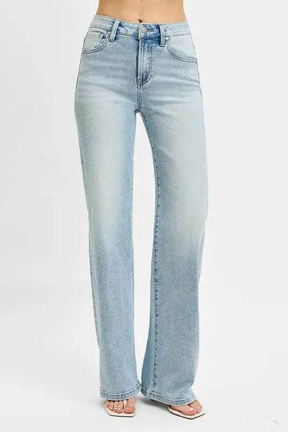 RISEN High Rise Wide Leg 90's Jeans - Velveta Studio