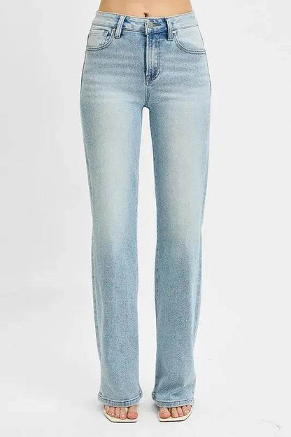 RISEN High Rise Wide Leg 90's Jeans - Velveta Studio