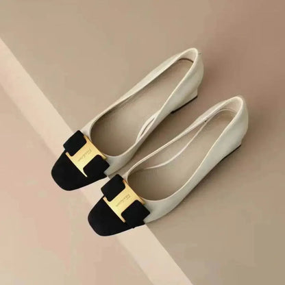 Square Toe Block Heels Slip-Ons - Velveta Studio