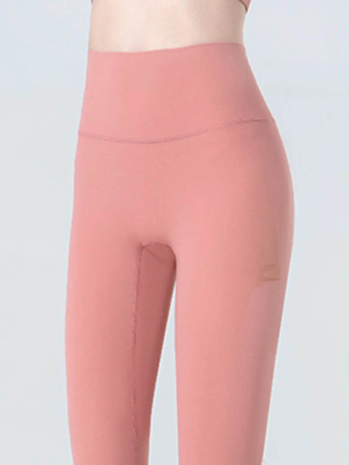 Wide Waistband Cropped Sports Leggings - Velveta Studio