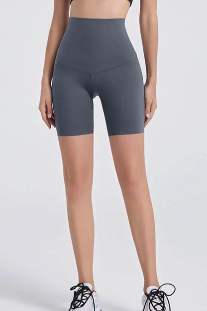 Wide Waistband Sports Shorts - Velveta Studio